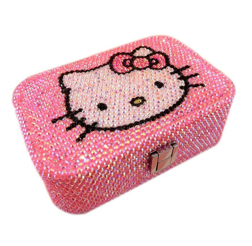 SANRIO HELLO KITTY BEDAZZLED JEWLERY BOX 
