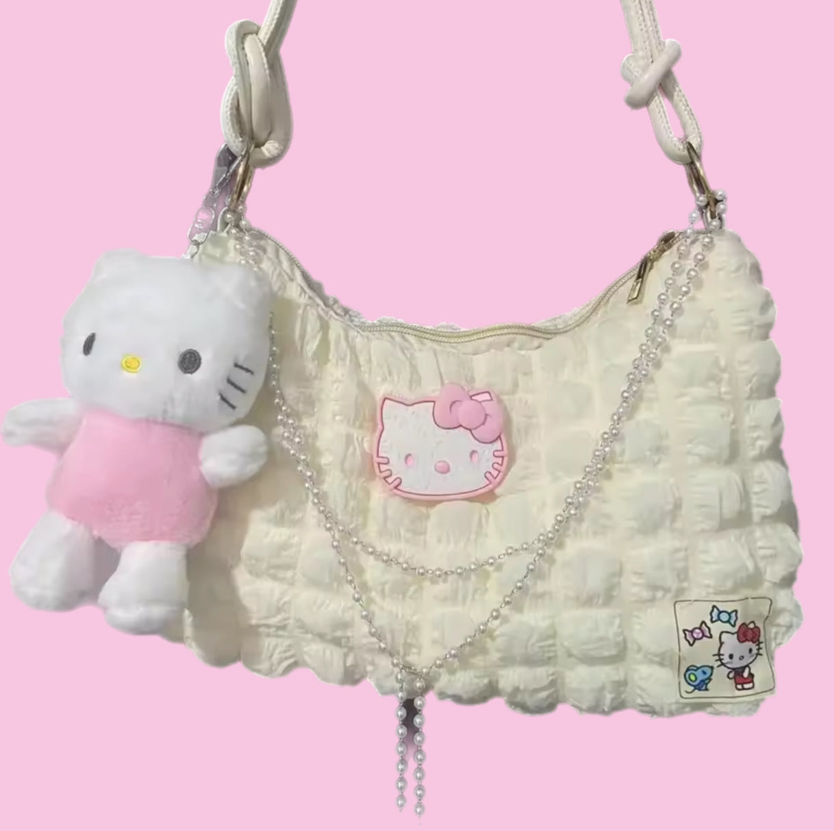 SANRIO HELLO KITTY PEARL HANDBAG