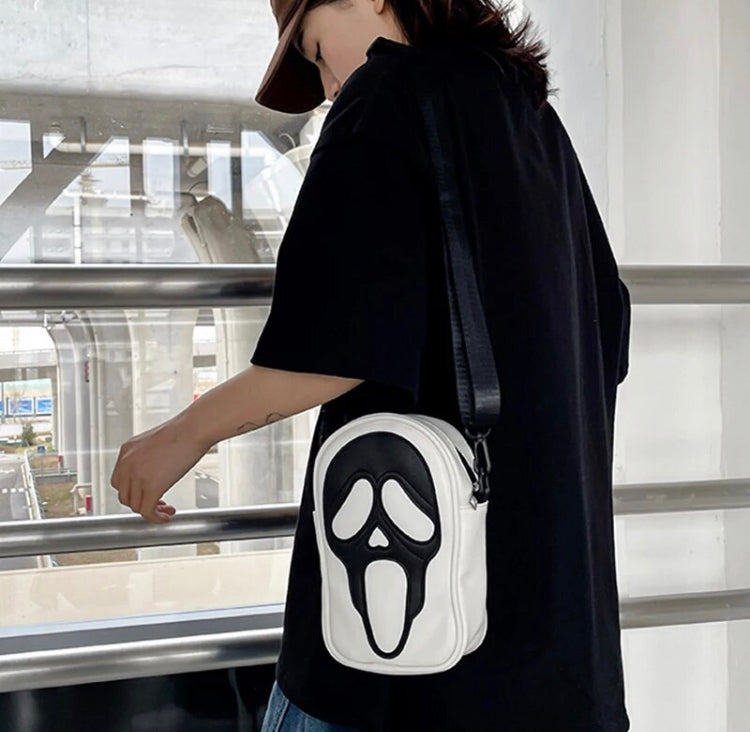 GHOST FACE CROSSBODY PURSE 