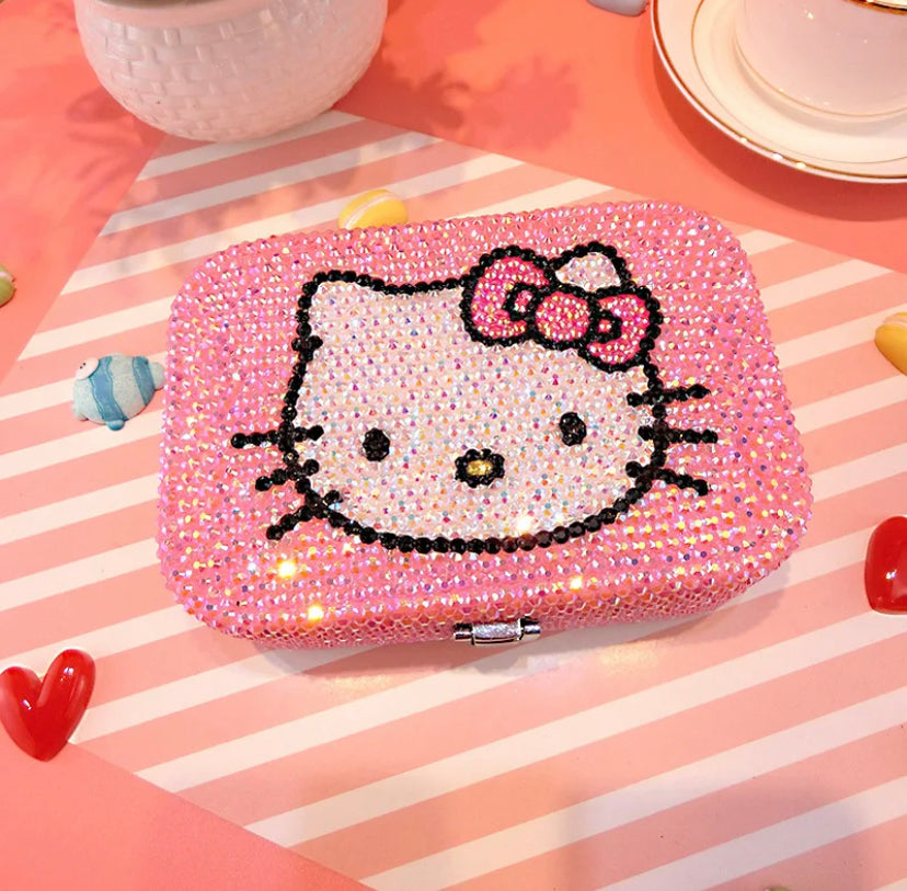 SANRIO HELLO KITTY BEDAZZLED JEWLERY BOX 