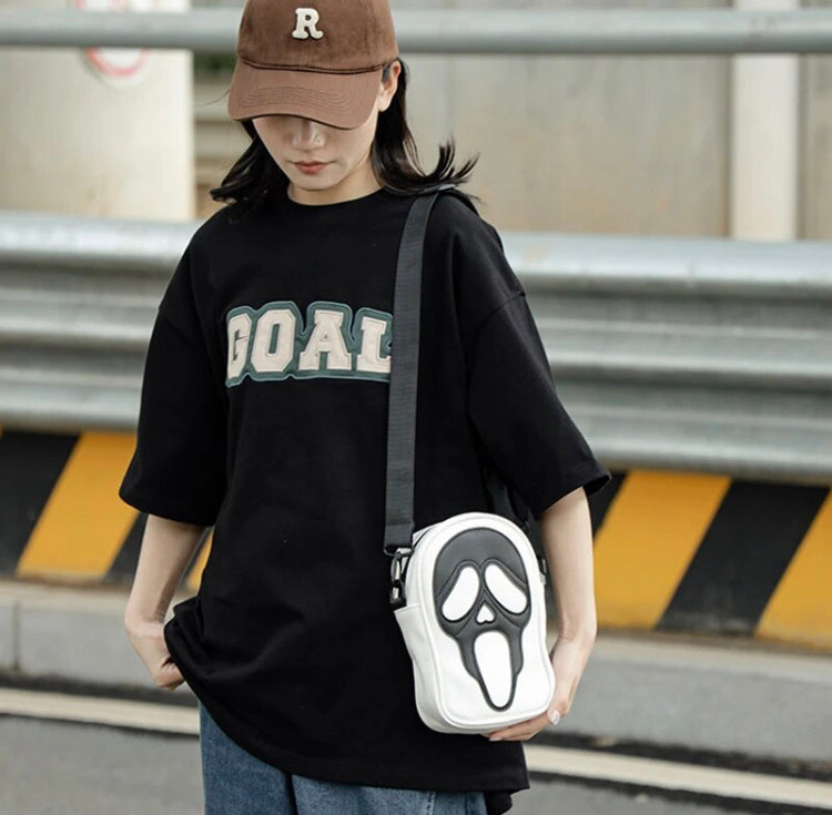 GHOST FACE CROSSBODY PURSE 
