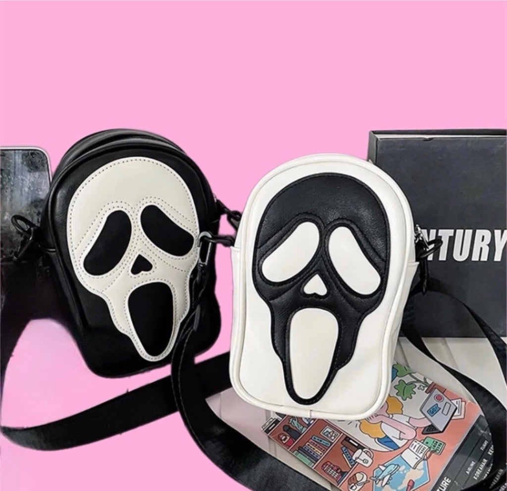GHOST FACE CROSSBODY PURSE 