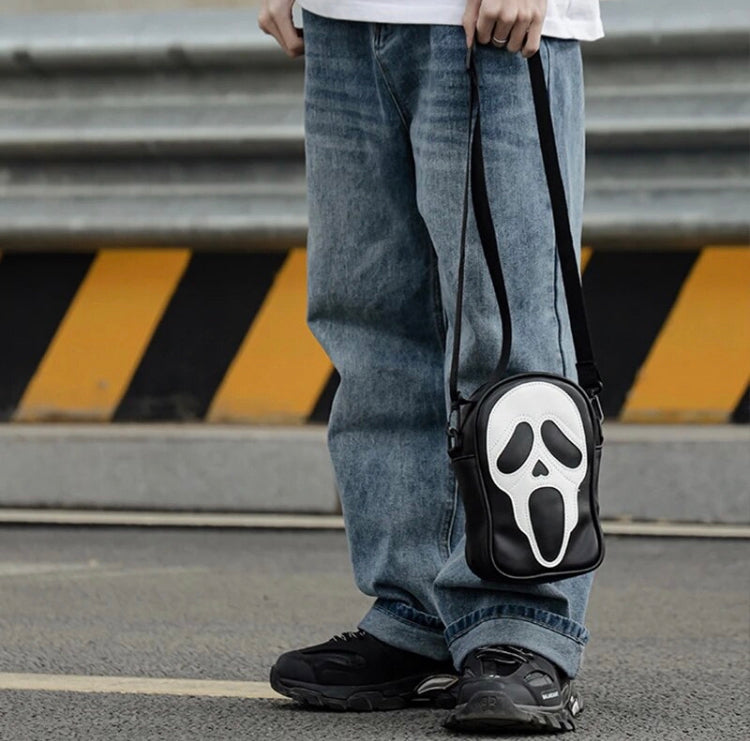 GHOST FACE CROSSBODY PURSE 