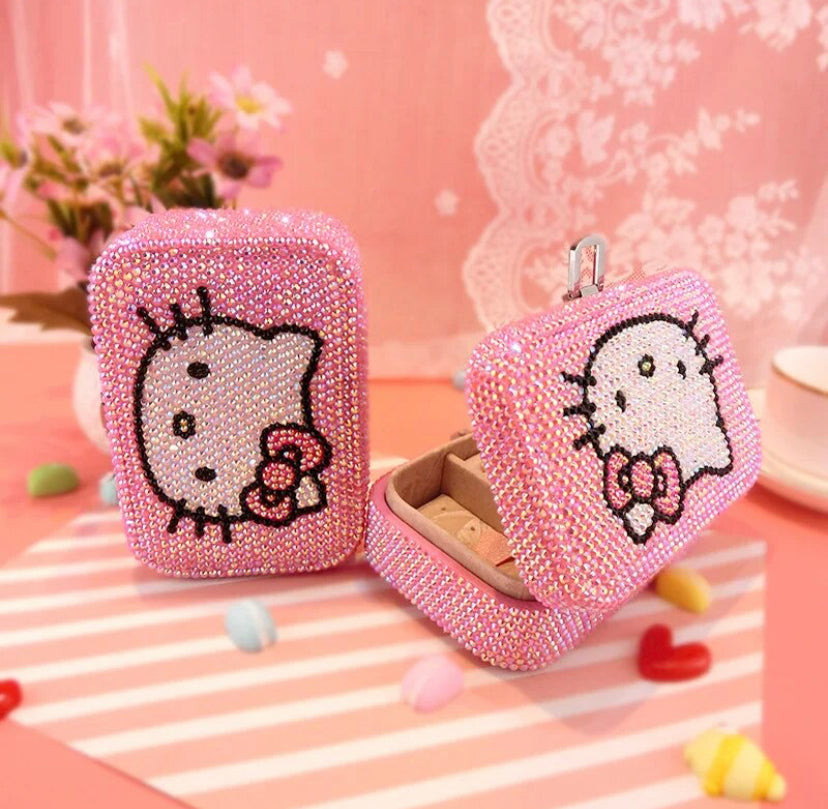 SANRIO HELLO KITTY BEDAZZLED JEWLERY BOX 