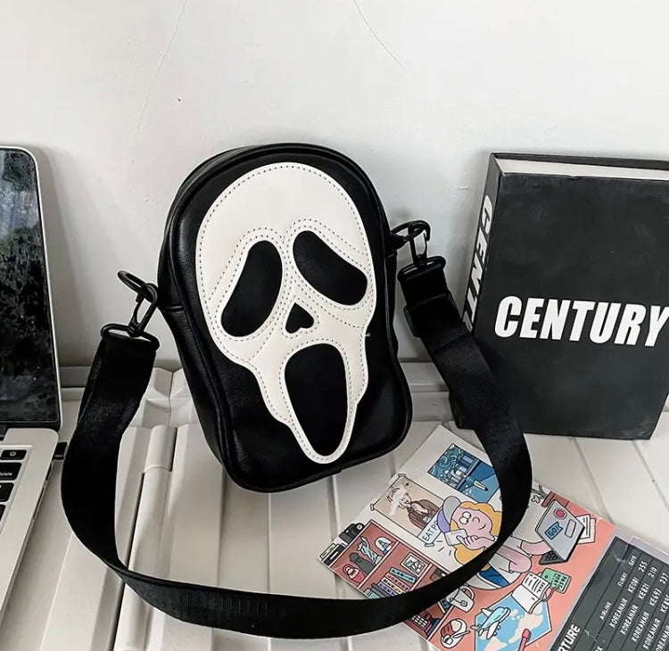 GHOST FACE CROSSBODY PURSE 