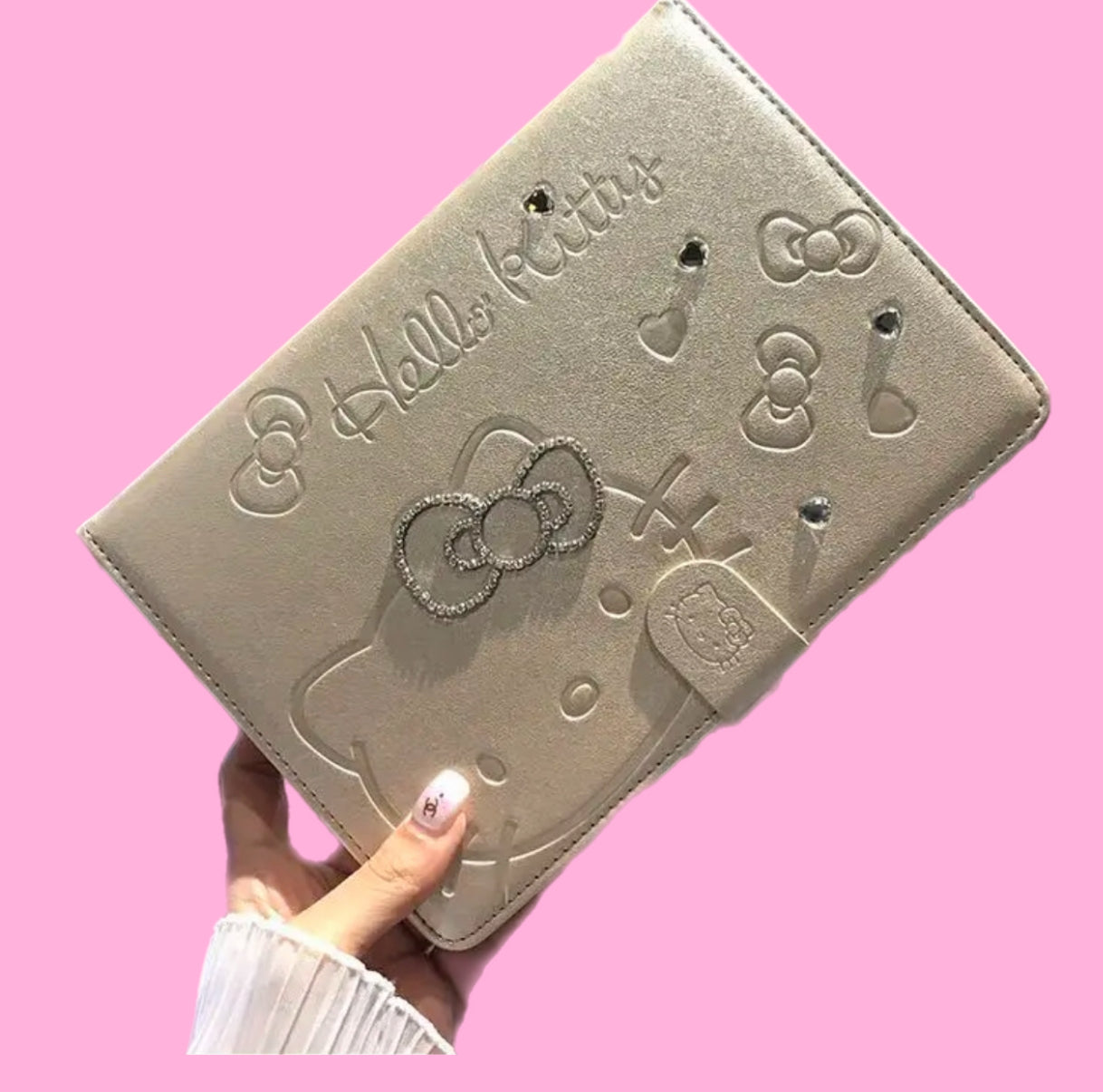 SANRIO HELLO KITTY LEATHER IPAD CASE ‎