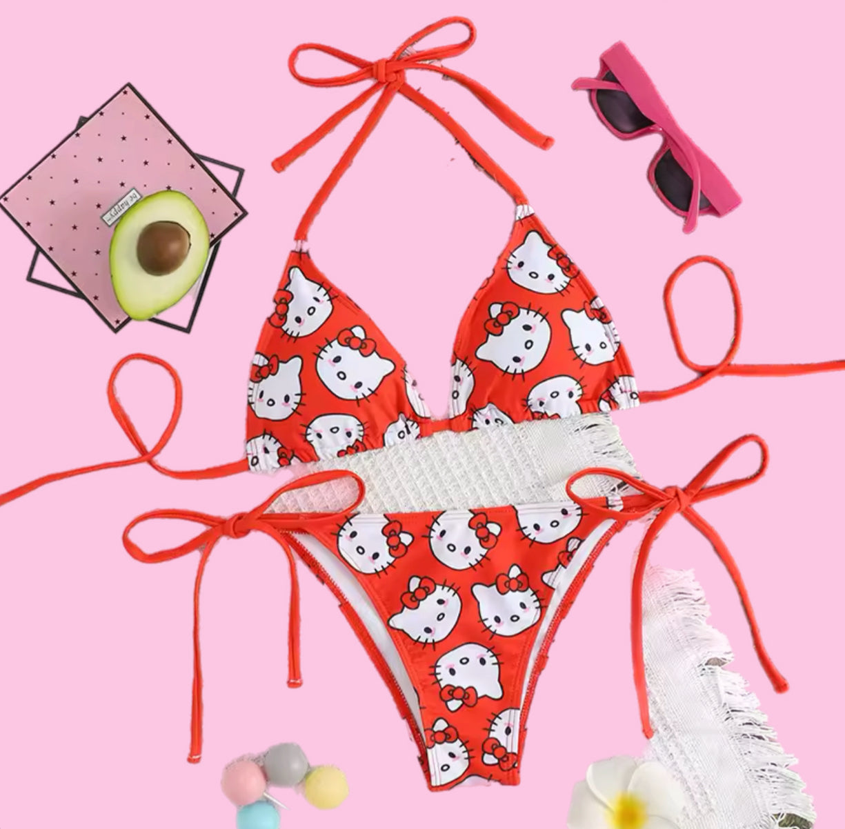 SANRIO HELLO KITTY BIKINI SETS.