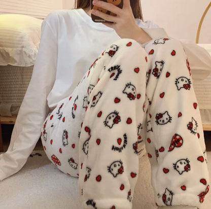 SANRIO HELLO KITTY PAJAMA PANTS.