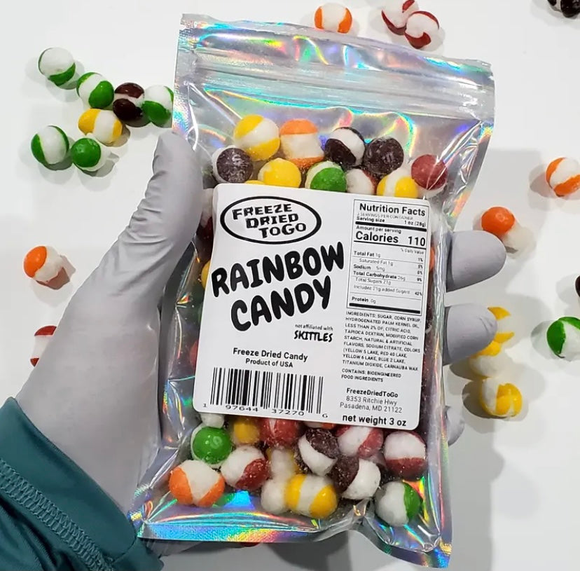 FREEZE DRIED RAINBOW SKITTLES ㅤ’