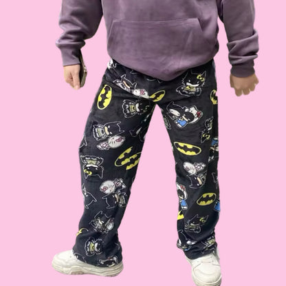 SANRIO HELLO KITTY X BATMAN PAJAMA PANTS