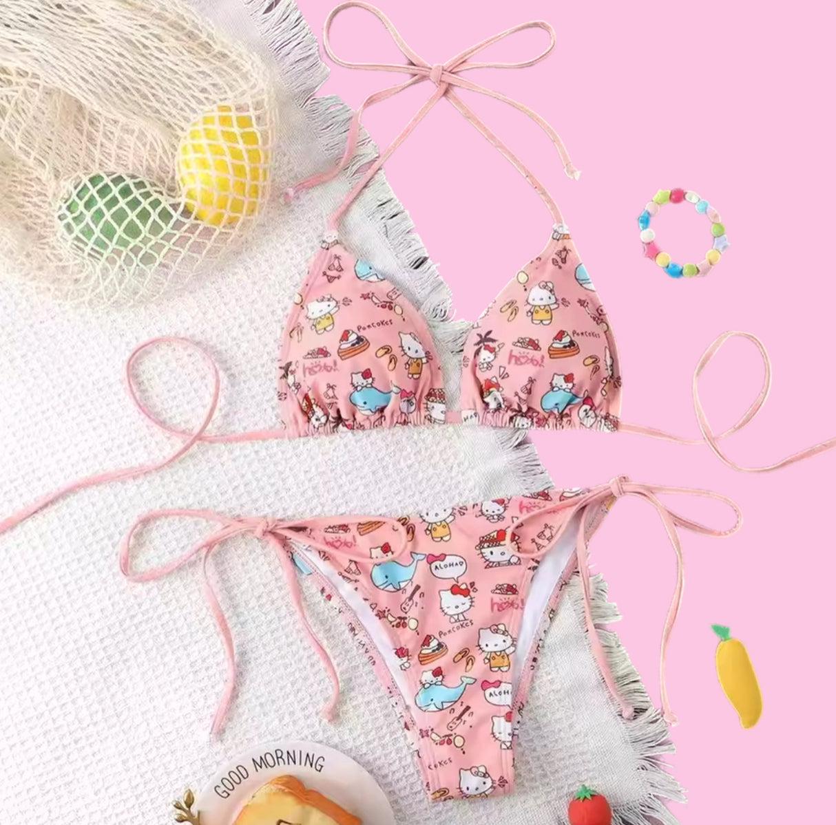 SANRIO HELLO KITTY BIKINI SETS.