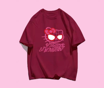 SPIDER-MANHELLO KITTY T-SHIRT