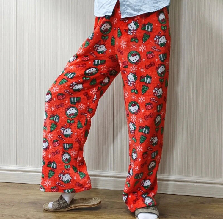 SANRIO HELLO KITTY CHRISTMAS PAJAMA PANTS. ‎