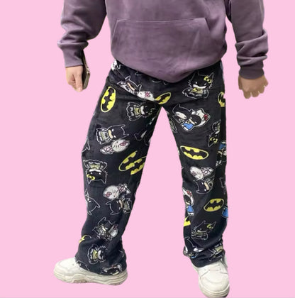 SANRIO HELLO KITTY X BATMAN PAJAMA PANTS