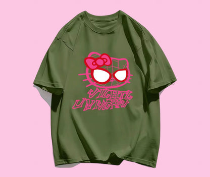 SPIDER-MANHELLO KITTY T-SHIRT