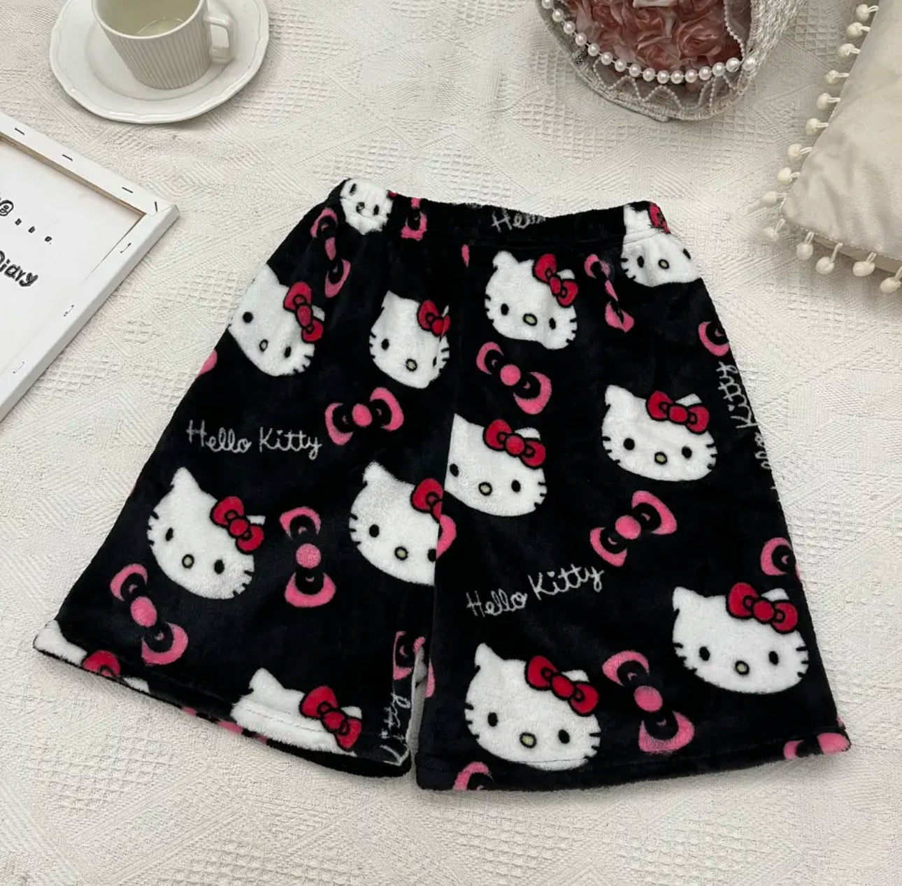 SANRIO HELLO KITTY PAJAMA SHORTS.