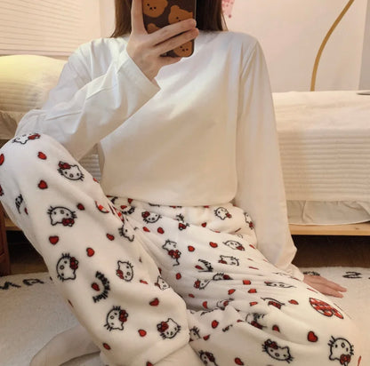 SANRIO HELLO KITTY PAJAMA PANTS.