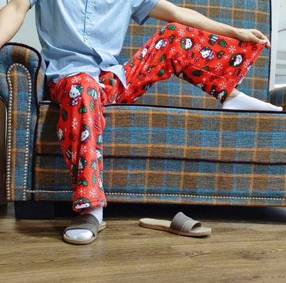 SANRIO HELLO KITTY CHRISTMAS PAJAMA PANTS. ‎