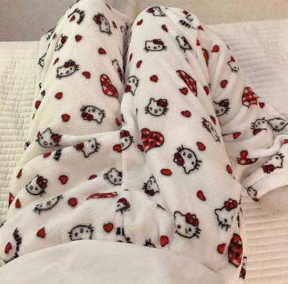 SANRIO HELLO KITTY PAJAMA PANTS.