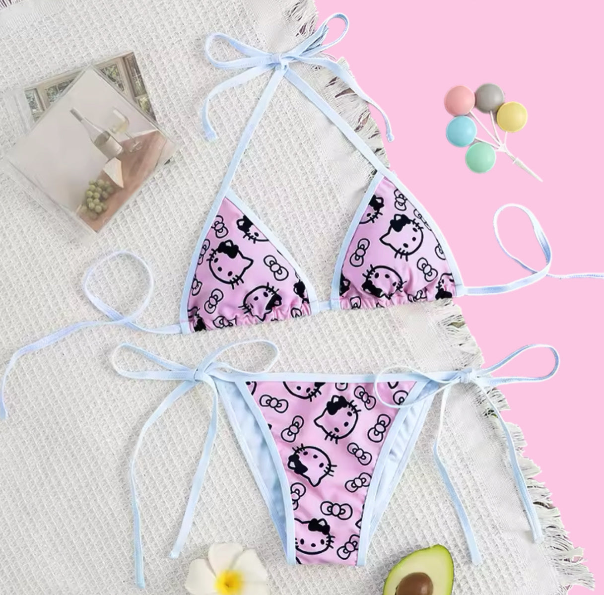 SANRIO HELLO KITTY BIKINI SETS.