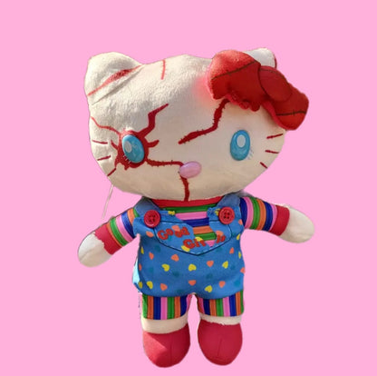 SANRIO STUFFED HELLO KITTY X CHUCKY & TIFANNY PLUSHY ‎