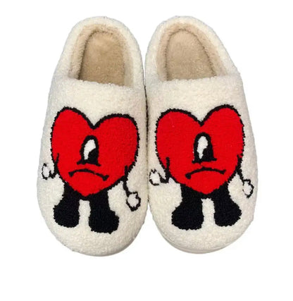 WARM FURRY HOUSE SLIPPERS ‎